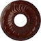 Ekena Millwork Blackthorn Ceiling Medallion (Canopies up to 4 7/8"), 11 3/4"OD x 3 5/8"ID x 1"P, Brushed Mahogany CM11BLBMF - alternate 1